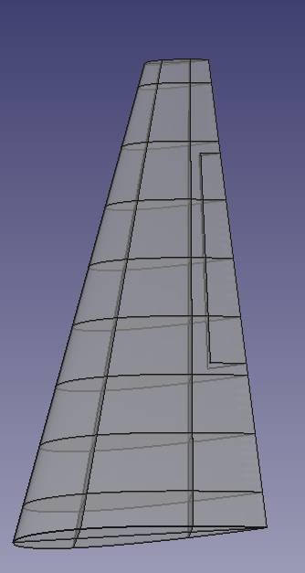 Trimmed structure to CAD via STEP.